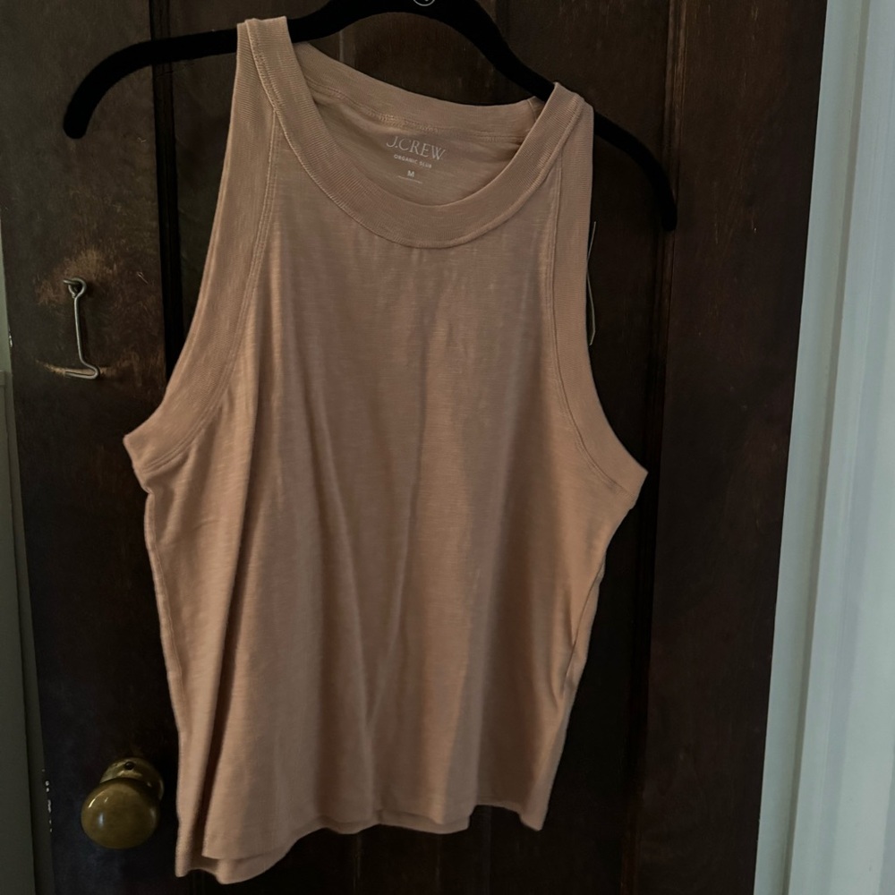 NWT J Crew 90s Cropped Organic Slub Cotton Tank